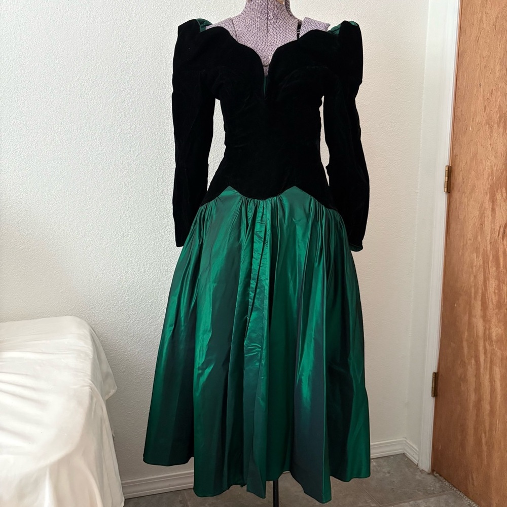 Vintage 80s Midi Gown